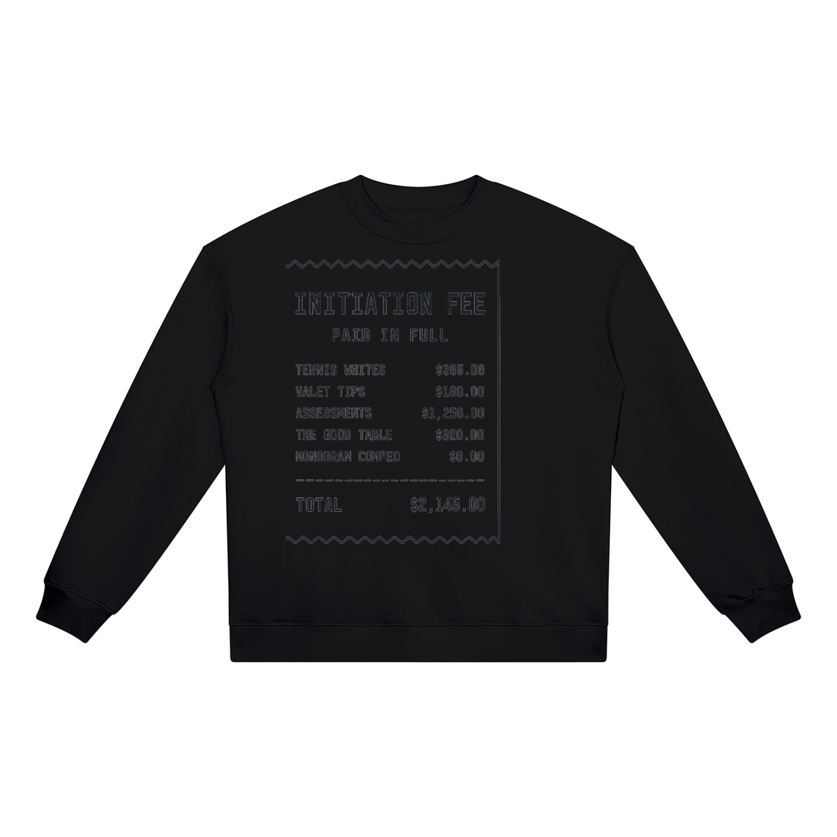INITIATION FEE Crewneck